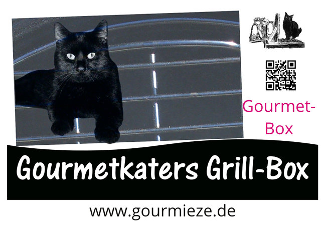 Gourmetkaters Grill-Box Aufkleber Gourmetkaters Grillbox
