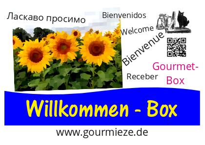 Willkommen-Box Aufkleber Willkommen-Box