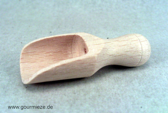 Schäufelchen Kleines Holzschäufelchen für Salz